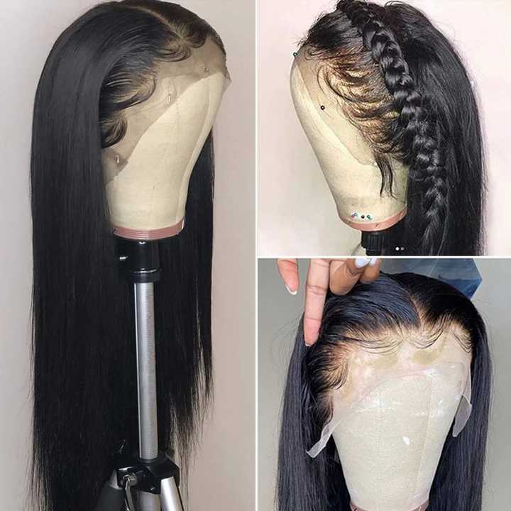 HD Lace Front Wig Braided Lace Front Wig Black Women Glueless Full HD Lace Wig