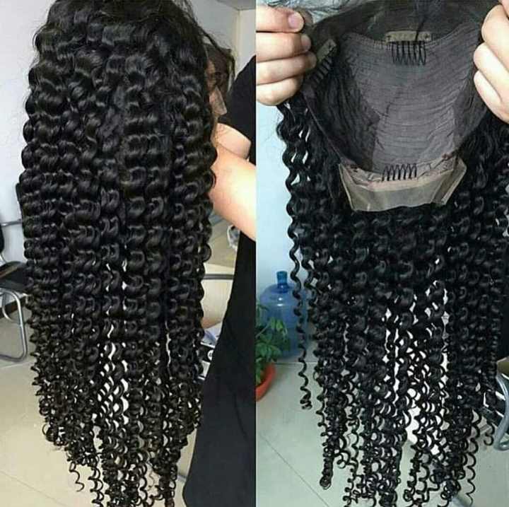 13X4 13X6 HD Lace Front Wigs, Deep Curly Wavy Raw Hair Wigs, Glueless Wigs Human Hair